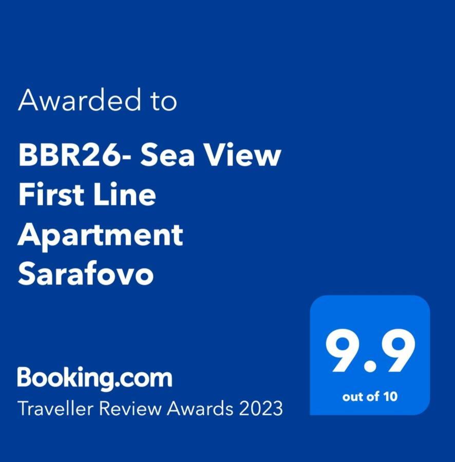 Bbr26- Sea View First Line Apartment Sarafovo Бургас Екстериор снимка